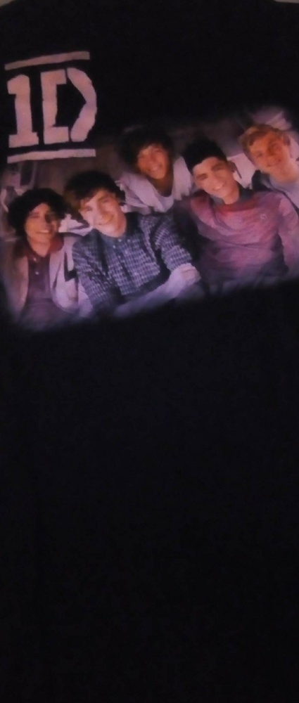 One Direction black t shirt .  Size Small.